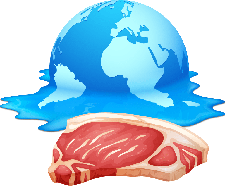 meat affecting climate change