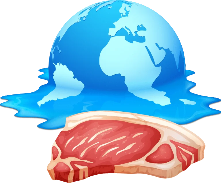 meat affecting climate change