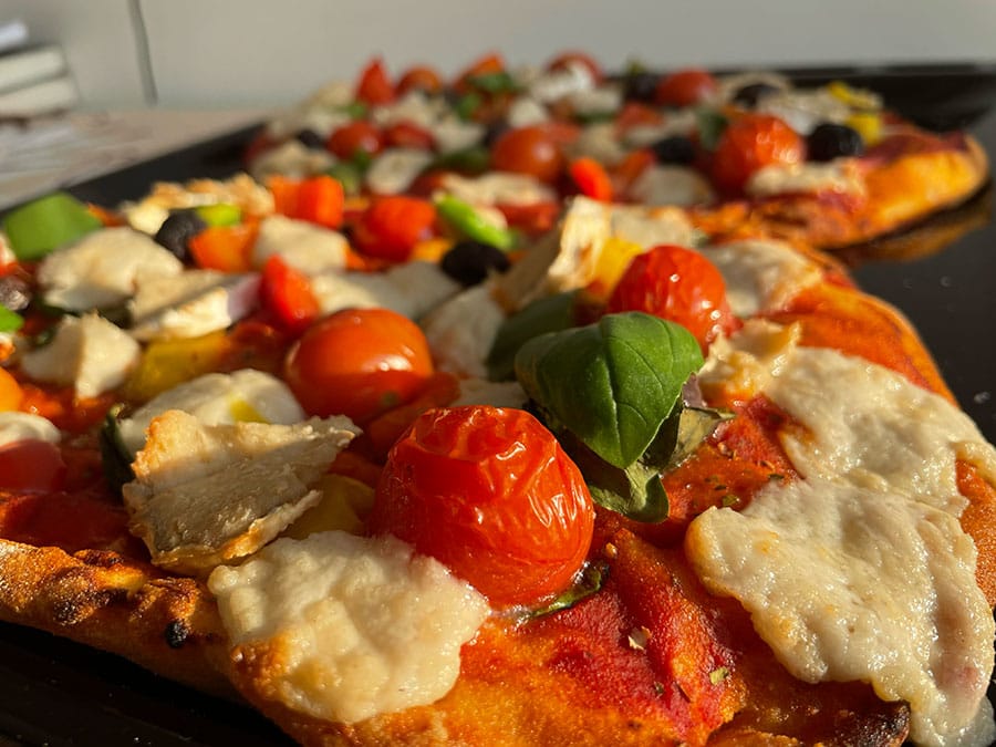 vegan butcher pizza