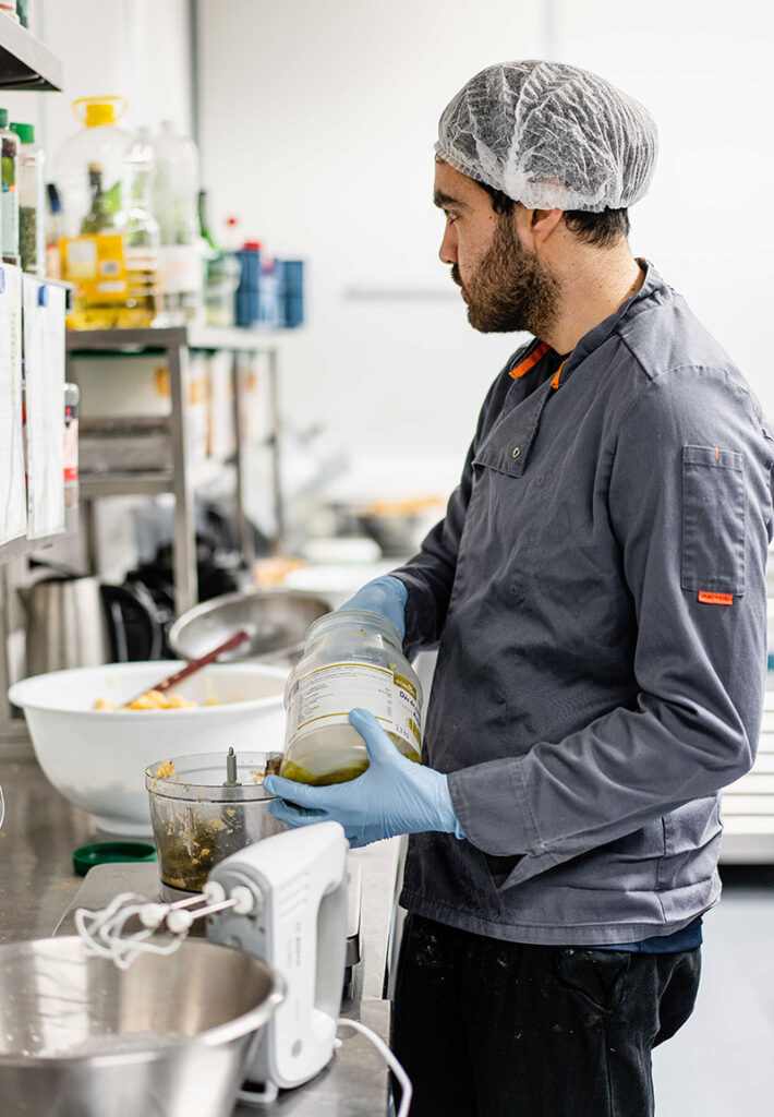 Vegan butcher team members